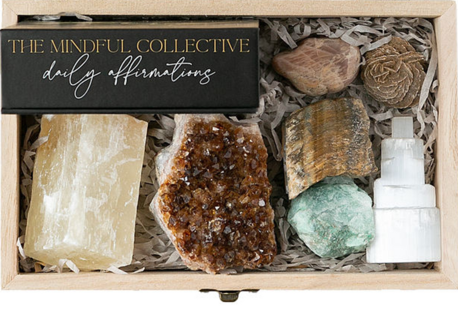 Prosperity Crystal Set with 50 Affirmations