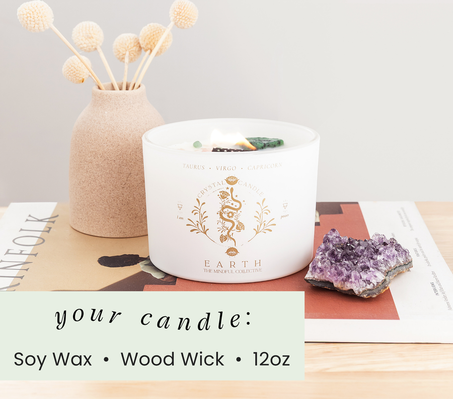 12oz - Earth Element Candle – The Mindful Collective