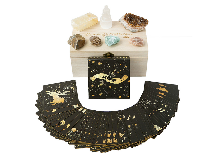 Prosperity Crystal Set with 50 Affirmations