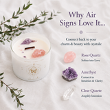 Zodiac Candle - AIR Signs, 340g
