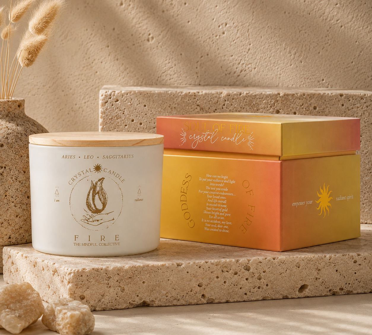 Zodiac Candle - FIRE Signs, 340g