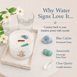 Zodiac Candle - WATER Signs, 340g
